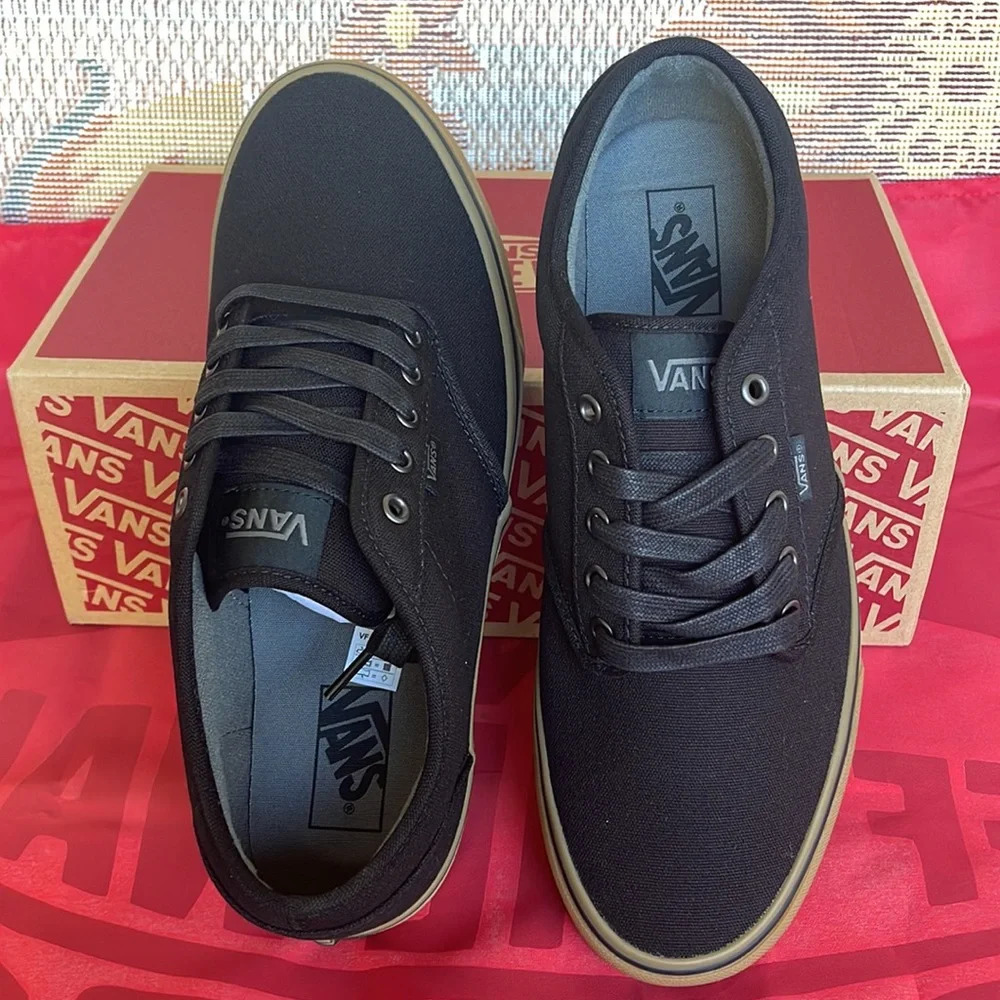Vans Men’s Atwood
(12 Oz Canvas) Black/Gum
VN000TUYD8E Sneakers - Picture 13 of 16